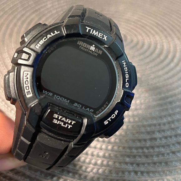 Timex Ironman Triathalon Watch BLACKOUT T5K793 100Meter water resistant - Picture 2 of 16